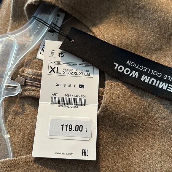 ZARA premium wool capsule collection travel set. NWT - Picture 6 of 7